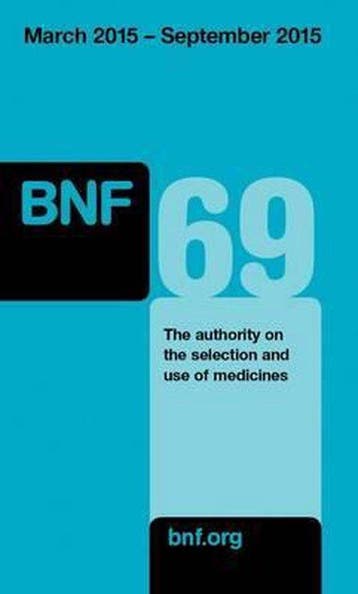 British National Formulary (BNF) 69 9780857111562, Verzenden, Gelezen, Joint Formulary Committee