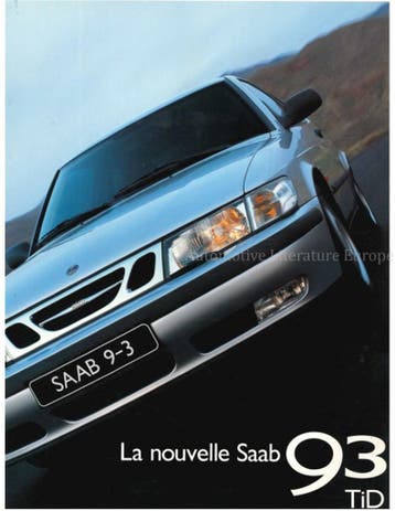 1998 SAAB 9-3 BROCHURE FRANS, Boeken, Nieuw, Author