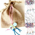 10 Houten decoratie hobby paard naturel met koordje: 6,95, Verzenden, Nieuw, Versiering, Geboorte of Huwelijk