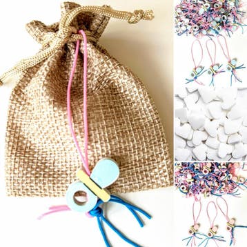 10 Houten decoratie hobby paard naturel met koordje: 6,95, Verzenden, Nieuw, Versiering, Geboorte of Huwelijk