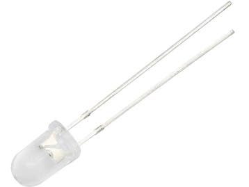 LED Diode - 5mm - Transparant blauw - Per stuk, Ophalen of Verzenden, Nieuw