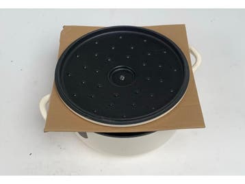 Smeg - Gietijzeren Braadpan - Crème - 24 cm - 4,2 L -, Verzenden, Zo goed als nieuw