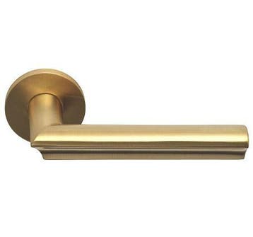 Deurklink David Rockwell ECLIPSE DR102-G op rozet PVD mat, Verzenden, Nieuw