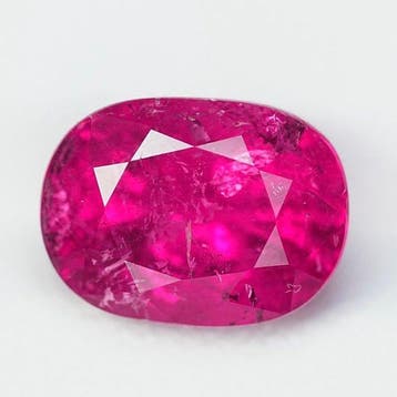 Roze Toermalijn - 7.22 ct - nternational Colored Gemstone, Nieuw
