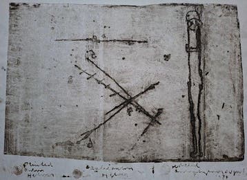 Anton Heyboer (1924-2005) - Abstracte geometrische ets, Antiek en Kunst