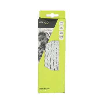 Dresco Fietsketting City Anti-Roest 1/2x1/8  112 schakels, Verzenden, Nieuw