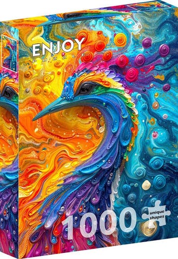 Marble Feathers Puzzel (1000 stukjes) | Enjoy Puzzle -, Verzenden, Nieuw