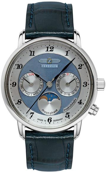 Zeppelin 8537-3 Friedrichshafen horloge 36 mm, Overige merken, Staal, Verzenden, Polshorloge