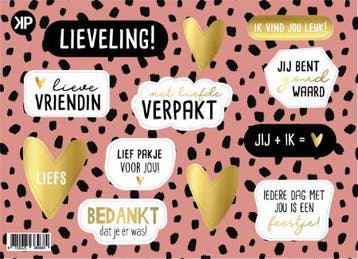 A5 Stickervel Zwart Roze (Stickervellen, Stickers), Ophalen of Verzenden, Nieuw, Sticker