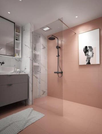Douchewand 110 x 200 cm – 8 mm Nano Glas – Chroom Profiel &, Ophalen of Verzenden, Nieuw, Chroom, Bad