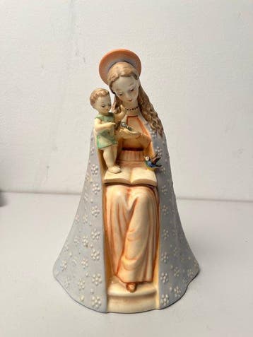 Goebel - Beeldje - Flower Madonna with Child, Model: HUM, Antiek en Kunst