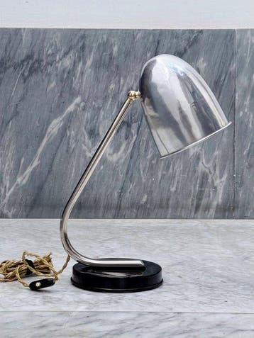Tafellamp - Metaal - Franse Art Deco, Antiek en Kunst