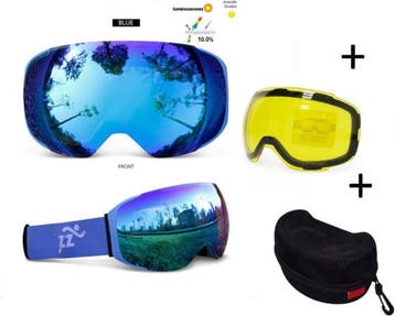 Skibril AX Type 5 – Frameless Look met Magnetische, Ophalen of Verzenden, Nieuw