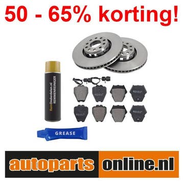 Remschijven + Remblokken Audi A8 voorzijde, Auto-onderdelen, Verzenden, Nieuw, Audi