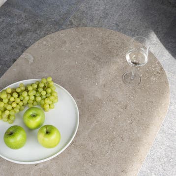 Boaz lounge tuintafel ovaal 150x65xH35 cm ceramic terre 4, Ophalen of Verzenden, Nieuw