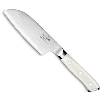 Déglon Mini Santoku mes – Damaststaal – Corian handvat, Ophalen of Verzenden, Nieuw, Rvs of Chroom