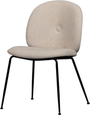 WOOOD Manuel Eetkamerstoel - Polyester - Zand - 78x51x60, Huis en Inrichting, Verzenden, Nieuw
