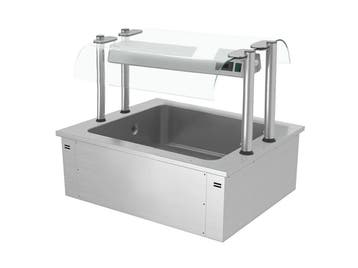 GGM Gastro | Inbouw ijsbak - 810mm - 2x GN 1/1 - 90L - met |, Verzenden, Nieuw in verpakking