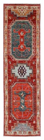Vloermat Afghan TRIBAL Nomad - Vloerkleed - 300 cm - 80 cm, Huis en Inrichting, Nieuw