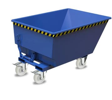 Kantelbak Kiepbak 500Liter voor heftruck - 1300 kg - Staal, Ophalen of Verzenden