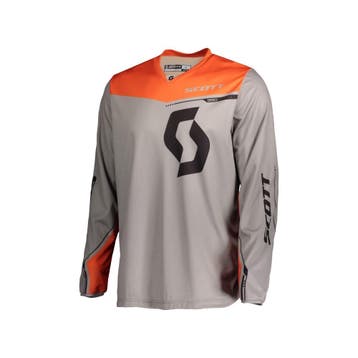 Scott 2021 Jeugd 350 Dirt Crossshirt Grijs / Oranje maat XL, Ophalen of Verzenden, Nieuw