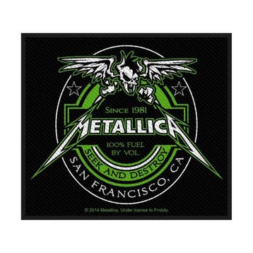 Metallica Beer Label Patch officiële merchandise, Ophalen of Verzenden, Nieuw, Kleding