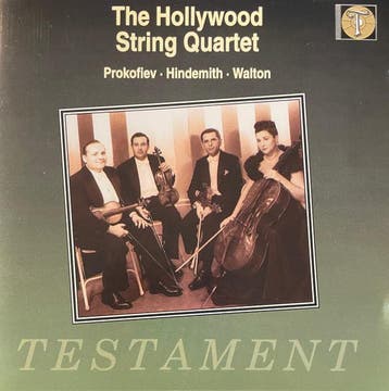 cd - The Hollywood String Quartet - Prokofiev Â· Hindemit., Verzenden, Zo goed als nieuw