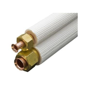 Aircotube airco dubbele koelleiding 1/4 x 3/8 flare - 15 m, Doe-het-zelf en Verbouw, Verwarming en Radiatoren, Verzenden, Nieuw