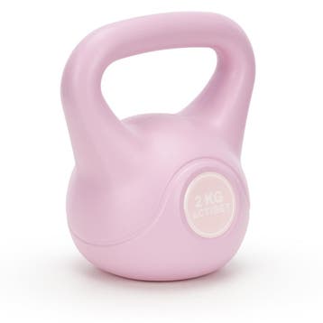 Kettlebell | Kettle Bell | Roze | 2 kg, Ophalen of Verzenden, Nieuw