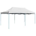 vidaXL Partytent inklapbaar 3x6 m staal wit, Verzenden, Nieuw, Partytent