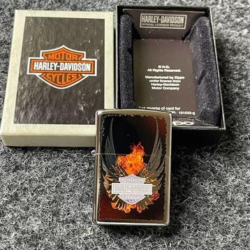 Zippo - arleyDavidson Flame & Wing Design - Zonder, Nieuw