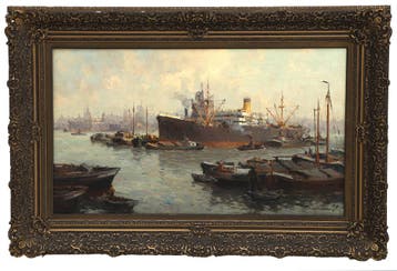 Gerard Delfgaauw (1882-1947), Bedrijvigheid in de haven