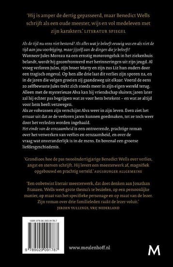 Het einde van de eenzaamheid 9789029091787 Benedict Wells, Boeken, Verzenden, Gelezen, Benedict Wells