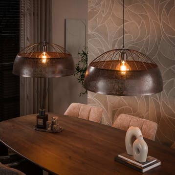*WOONWINKEL* Hanglamp Open Met Patroon, Huis en Inrichting, Lampen | Hanglampen, Verzenden, Nieuw
