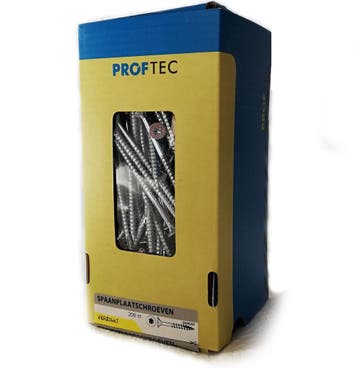 Proftec snelboorschroef / spaanplaatschroef 5.0x90 TX, Verzenden, Nieuw