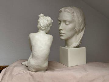Rosenthal - Fritz Klimsch - Figuur (2) - Biscuit porselein