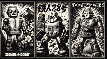 Æ (XX-XXI) - The Iron Giants of Japan: Zoomer · Tetsujin