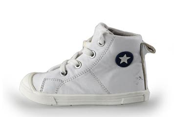 Jopper Hoge sneakers Jongens in maat 24 Wit, Verzenden, Schoenen, Zo goed als nieuw, Jongen of Meisje