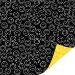 3m Dubbelzijdig cadeaupapier Smiley zwart geel (Inpakpapier), Diversen, Cadeaupapier, Ophalen of Verzenden, Nieuw