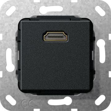Gira HDMI Breakout Kabel Basis Element Matte Zwart - 567010, Doe-het-zelf en Verbouw, Elektra en Kabels, Verzenden, Nieuw, Overige typen
