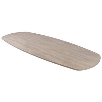 Tafelblad 300 x 120 cm Deens Ovaal - Oak Light, Ophalen of Verzenden, Nieuw in verpakking