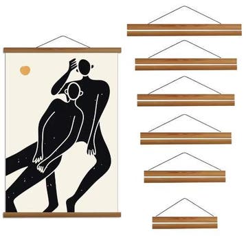 Magnetisch Houten Poster Frame – Canvas Ophanglat, Verzenden, Nieuw
