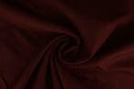 Brandvertragende stof - Bordeaux rood - 12 of 25 meter rol, 120 cm of meer, Ophalen of Verzenden, Polyester, Rood