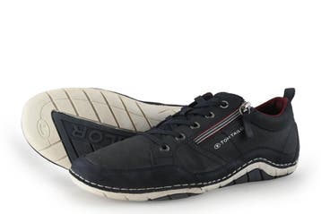 Tom Tailor Sneakers in maat 43 Blauw, Tom Tailor, Sneakers of Gympen, Gedragen, Verzenden