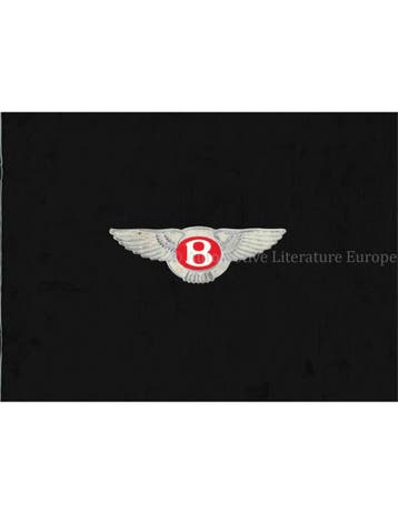 1988 BENTLEY PROGRAMMA BROCHURE ENGELS, Nieuw, Author