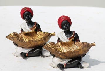 Beeld, zeep of chocolade schaaltjes - 15 cm - resin