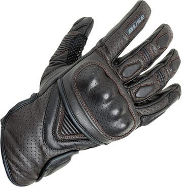 Büse Cafe Racer Bruine Geperforeerde Handschoenen, Nieuw met kaartje, Büse, Handschoenen, Heren