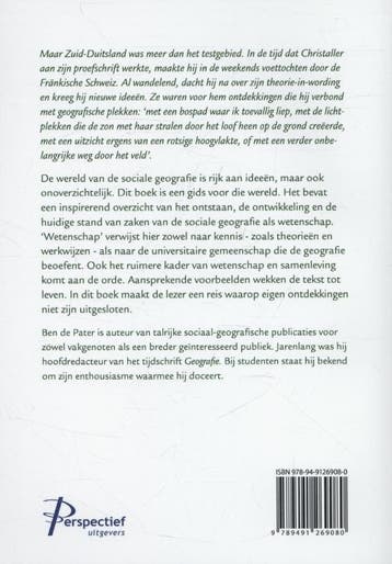 De ontdekking van de geografie 9789491269080 Ben de Pater, Verzenden, Gelezen, Ben de Pater