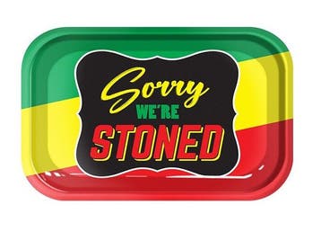 Rolling Tray - Stoned Rasta     Medium, Ophalen of Verzenden, Nieuw