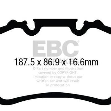 EBC 13-15 Porsche 911 (991) (Cast Iron Rotor only) 3.8 GT3, Ophalen of Verzenden, Nieuw
